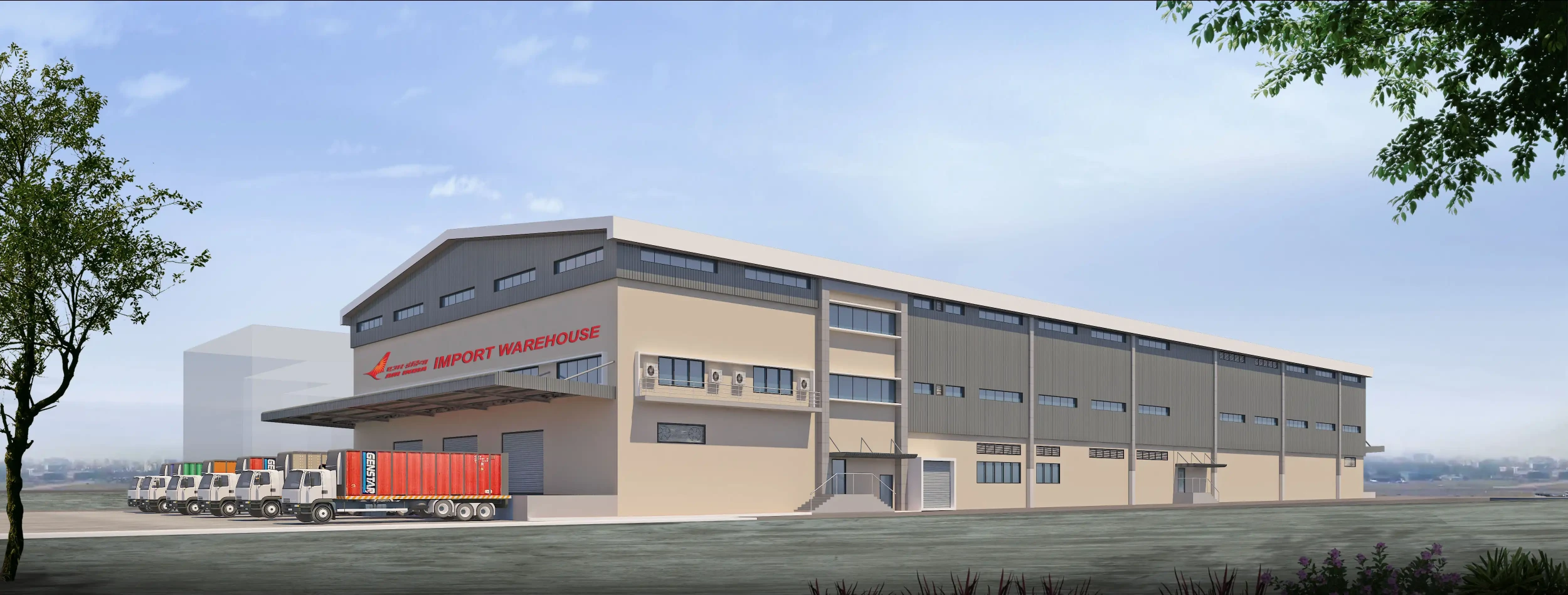 Cargo Warehouse Building For Air India