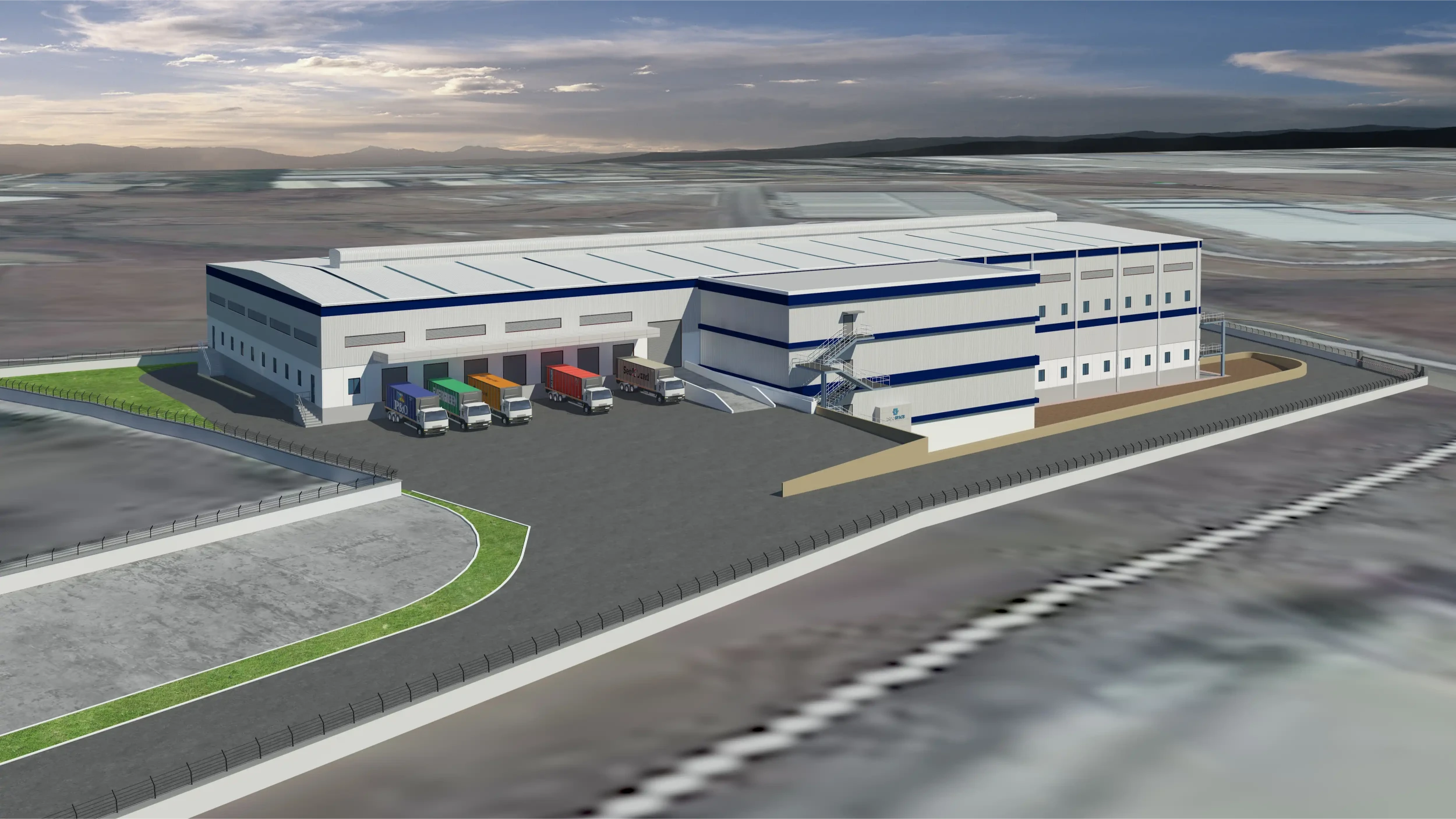 Multistoried Warehouse For Indospace